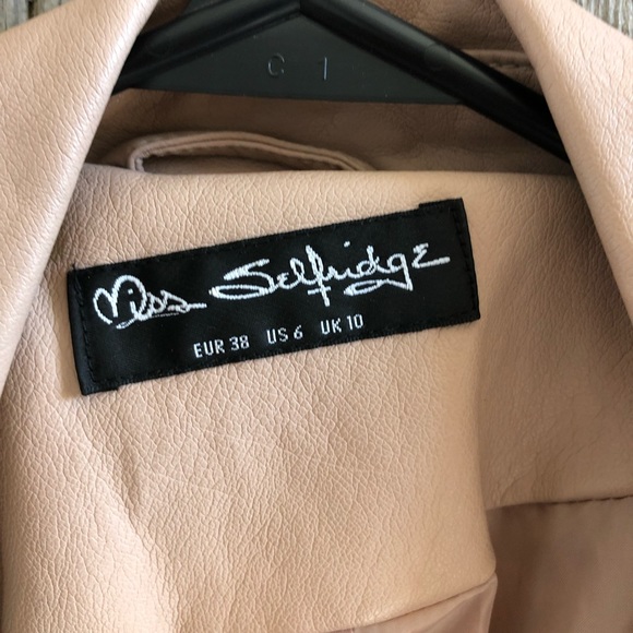 Unused blush women’s faux leather jacket - Picture 4 of 5